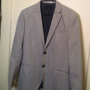H&M light gray blazer in 38R